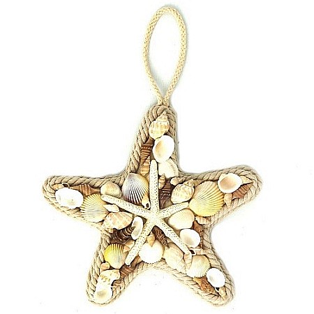 Diverse obiecte decorative - Stea de mare cu scoici