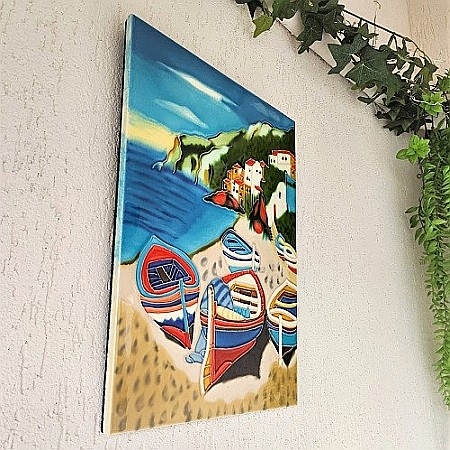 Tablou ceramica Barci B [1]