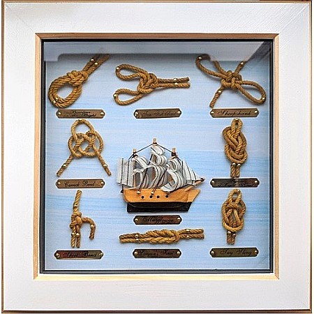 Tablou Noduri Marinaresti alb [0]