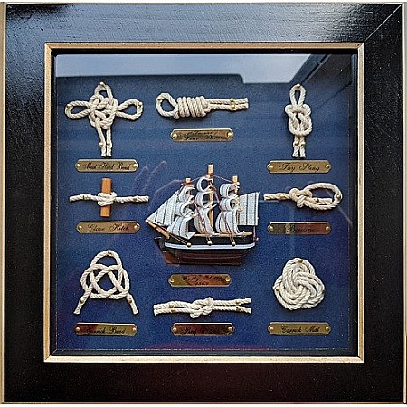 Tablou Noduri Marinaresti negru [0]