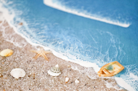 Tabloul "Marea cu Valuri" – Lucrat Manual, produs fabricat in ROMANIA [2]