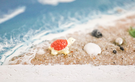 Tabloul "Marea cu Valuri" – Lucrat Manual, produs fabricat in ROMANIA [3]