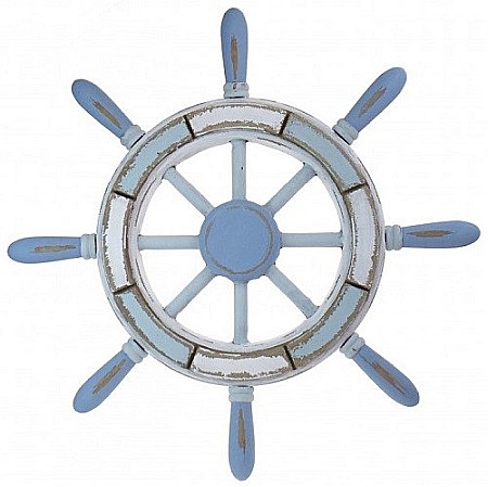 Ancore, timone, colaci de salvare - Timona decorativa pastel, 34 CM