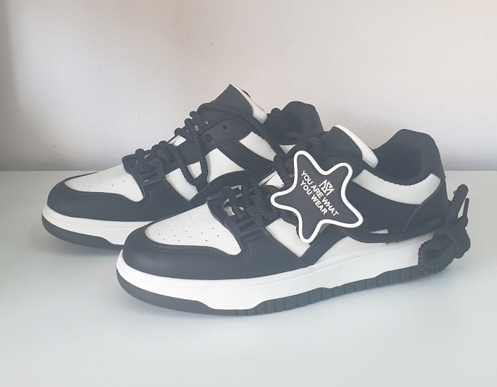 Adidasi femei alb-negru [2]