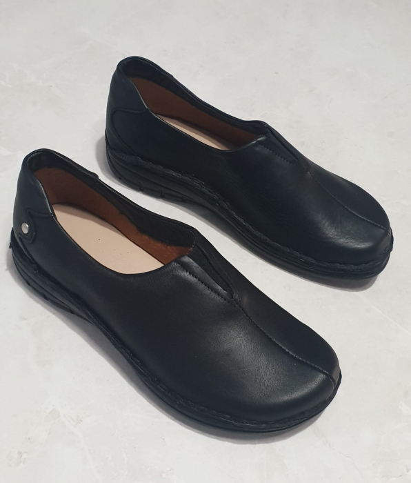 Pantofi Femei piele naturala negru 9000/1 [4]