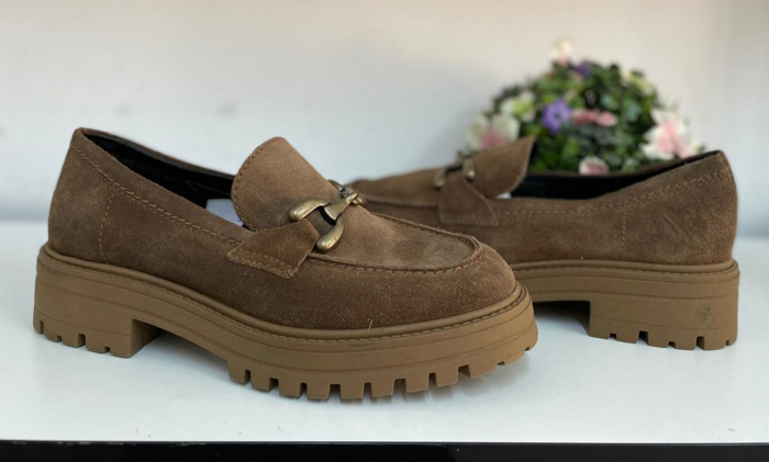 Pantofi Femei piele coniac [2]