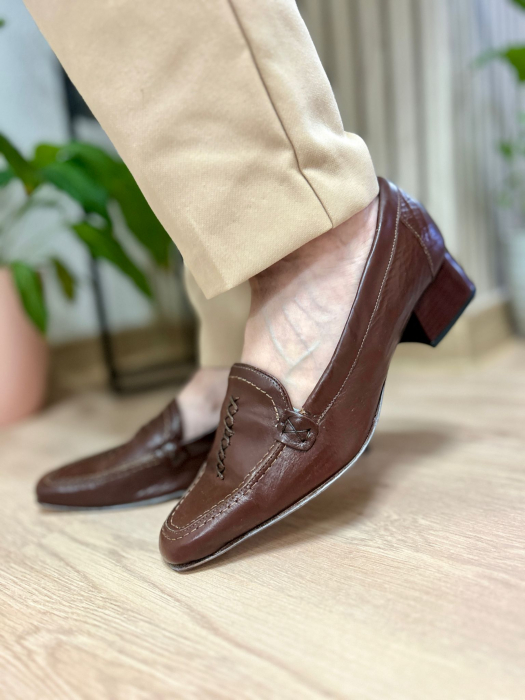 Pantofi Femei maro piele naturala viit [3]