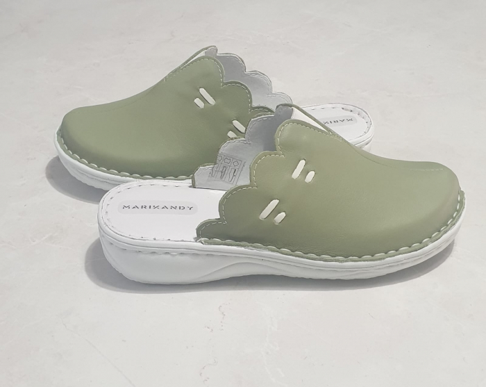 Saboti piele naturala 7061 Fistic [3]