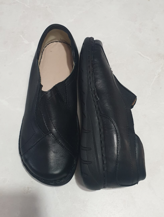 Pantofi Femei piele naturala negru 90050 [3]