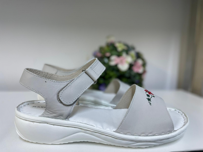 Sandale femei 501 gri brodat [2]