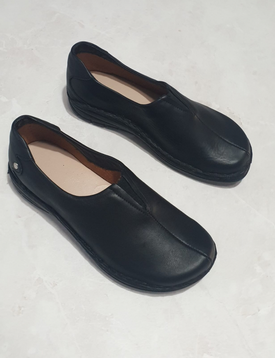 Pantofi Femei piele naturala negru 9000/1 [2]