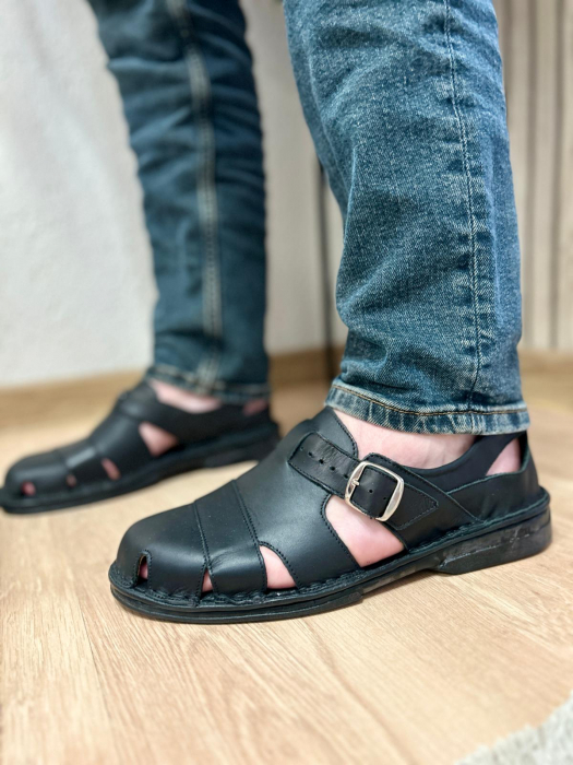 Sandale barbati din piele naturala 8104 [2]