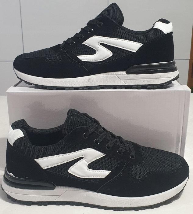 Adidas barbati negru-alb [2]