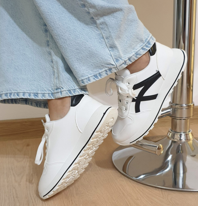 Adidas femei alb/negru [2]