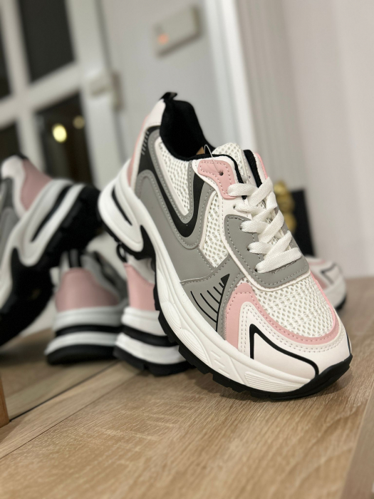 Adidas femei roz/alb [2]