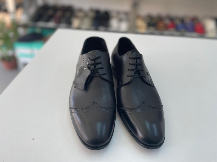 Pantofi barbati negru piele naturala [3]