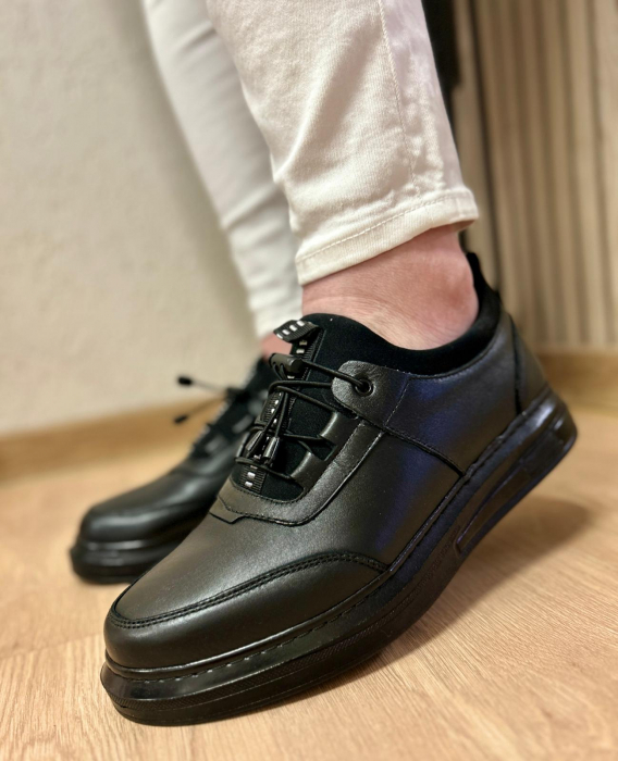 Pantofi barbati siret negru [2]