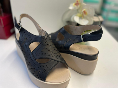 Sandale femei - Sandale dama platforma negru