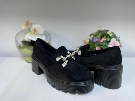 Pantofi Femei - Pantofi Femei negru orn