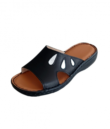 Papuci femei deschisi - 451 negru