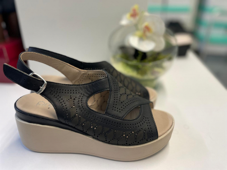 Sandale dama platforma negru [1]