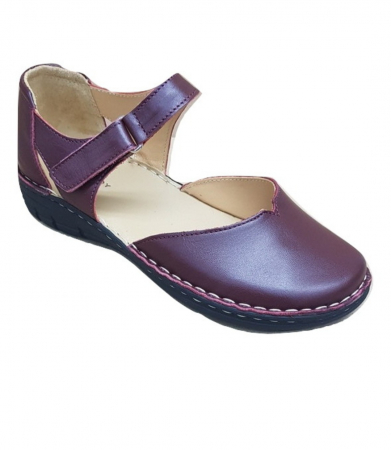 Sandale inchise la varf - Pantofi Femei Ana bordo