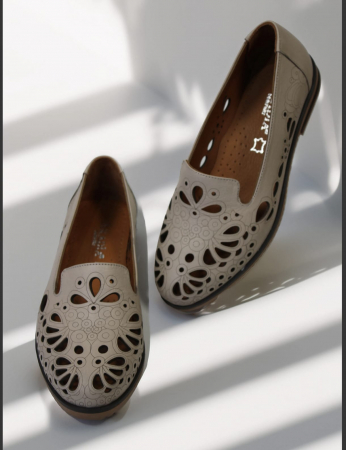 BALERINI PIELE NATURALA BEJ [2]