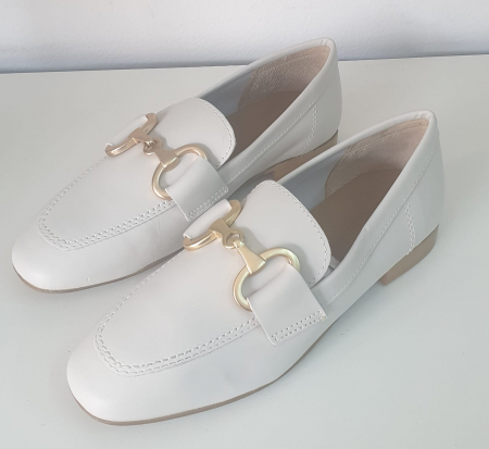 Pantofi Femei - Pantofi Femei alb piele naturala