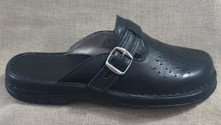 Papuci barbati - Saboti barbati 8030 negru