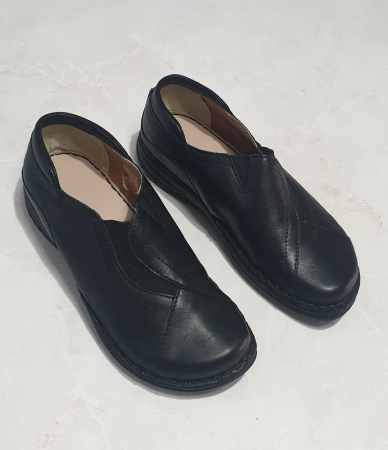 Pantofi Femei - Pantofi Femei piele naturala negru 90050