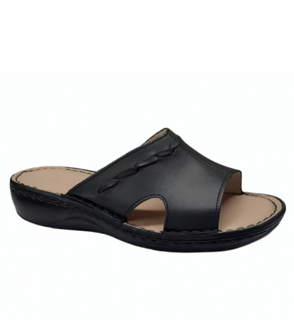 Papuci femei deschisi - 700 negru