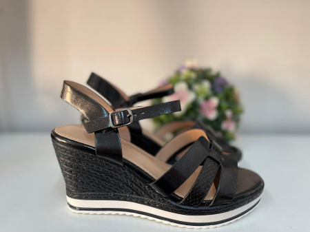 Sandale platforma negru [1]