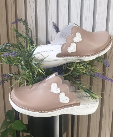 Papuci femei - Saboti femei 3600 pudra