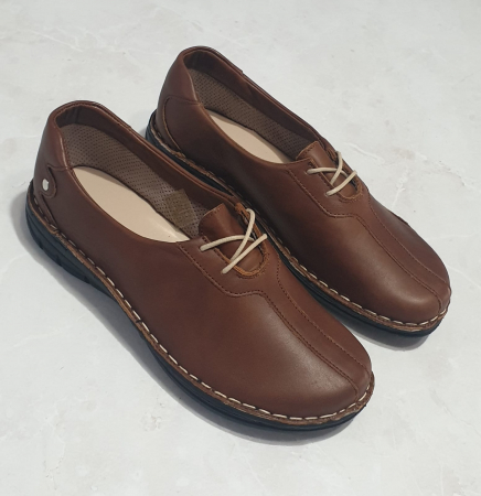 Pantofi Femei - Pantofi Femei piele naturala maro 90010