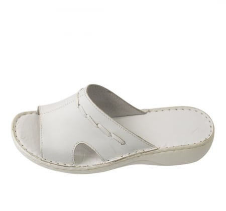 Papuci femei deschisi - 700 alb