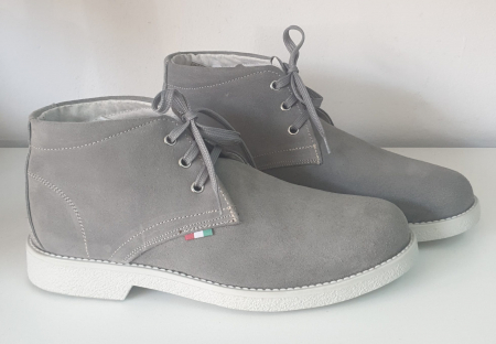 Pantofi Barbati gri piele naturala [2]
