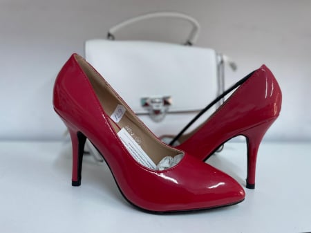 Pantofi eleganti femei - Pantofi Femei lac rosu