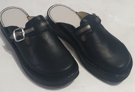 Saboti femei 4080 negru-argintiu [1]