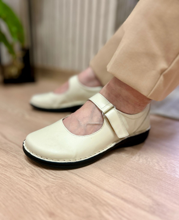 Pantofi Femei - Pantofi piele naturala DALIA bej