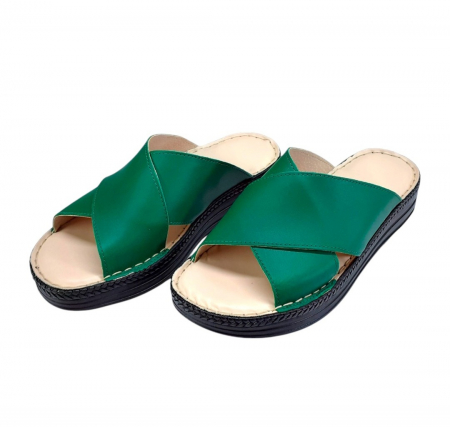 Papuci femei deschisi - 955 verde