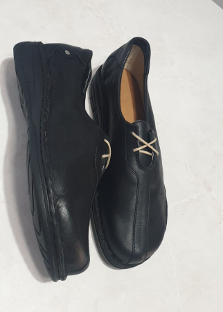 Pantofi Femei  piele naturala, negru90010 [2]