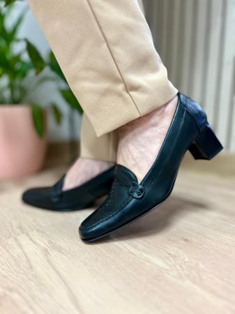 Pantofi Femei - Pantofi Femei negru piele naturala