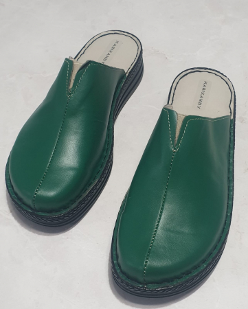 Papuci femei - Sabotii dama 4006 verde