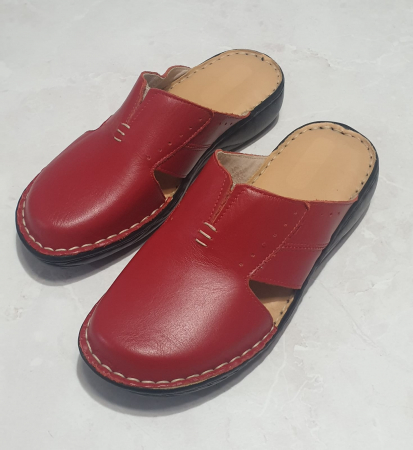 Papuci femei - Saboti dama 7012 rosu