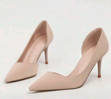 Pantofi eleganti femei - Pantofi Femei toc  piersica