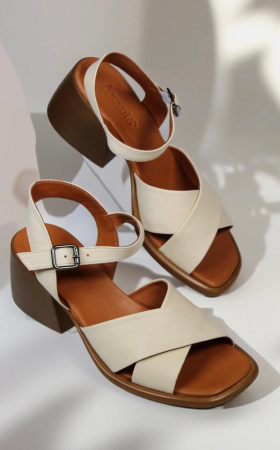 Sandale dama bej crema [1]