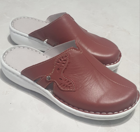 Papuci femei - Saboti dama 3013 plamaniu