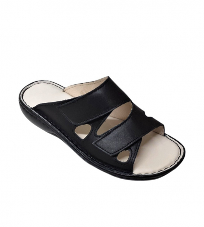 Papuci femei deschisi - 730 negru