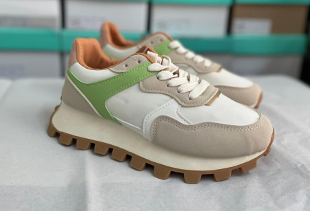 Incaltaminte sport dama - Adidasi femei verde -gri