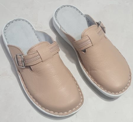 Papuci femei - Saboti dama 7080 bej